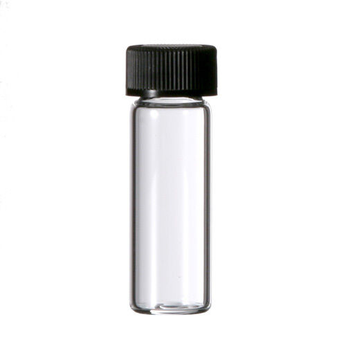 5 x Small Glass Bottle - Lab Sample Kitchen Spice Glass Vial Clear
