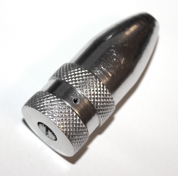 POSH Spice Dispenser Bullet - Aluminum Silver - rocket