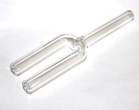 2 x Glass Double Barrel Straw Nasal Cleaning Rinse Wash Nose Tool 11.5cm long with Outer diameter 1cm - Click Image to Close