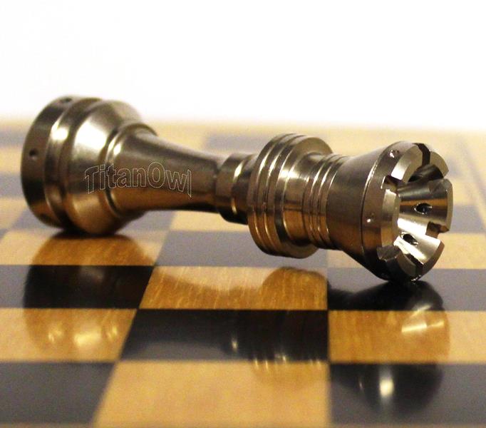 Titanium Nail Universal Male / Female 14mm or 18mm Chess Figure - Click Image to Close