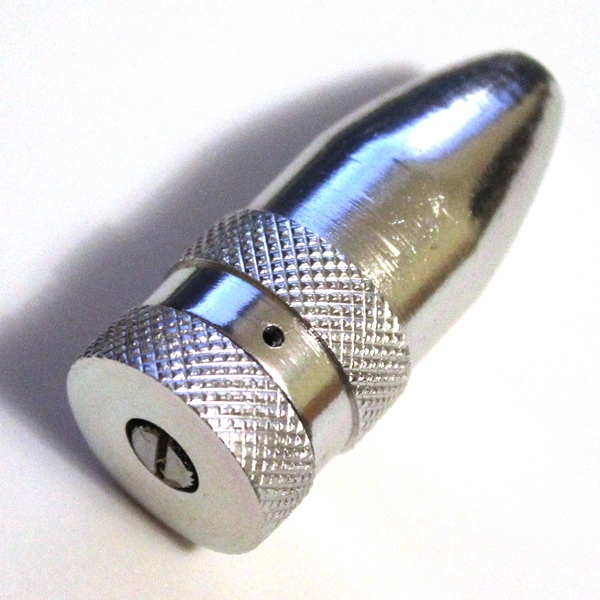 Posh Dispenser bullet in Silver color - Click Image to Close