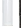 Glass Vial with Telescopic Spoon , 2 inch tall