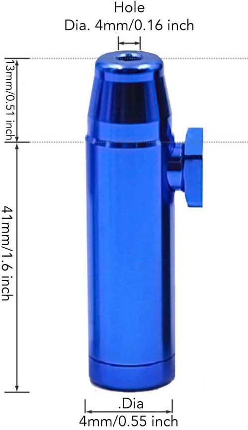 Metal Leakproof Bottle Portable Pepper Shaker Spice Dispenser - Blue Bullet