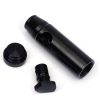 Metal Ieakproof Bottle Portable Pepper Shaker Spice Dispenser - Black Bullet