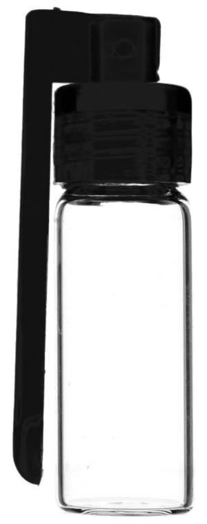 Glass Vial with Foldable Spoon