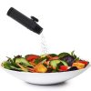 Metal Ieakproof Bottle Portable Pepper Shaker Spice Dispenser - Black Bullet