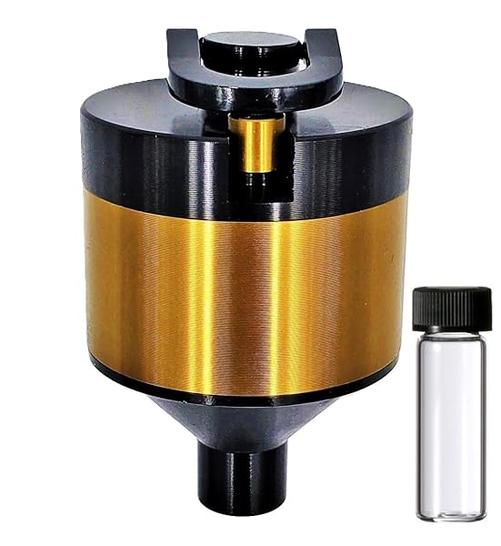 Coarse to Fine Spice Mill, Black and Gold Color