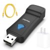 Ethernet LAN to WiFi Wireless Adapter for 2.4GHZ 300Mbps, RJ45 Cable Extender, Installation Required