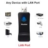 Ethernet LAN to WiFi Wireless Adapter for 2.4GHZ 300Mbps, RJ45 Cable Extender, Installation Required
