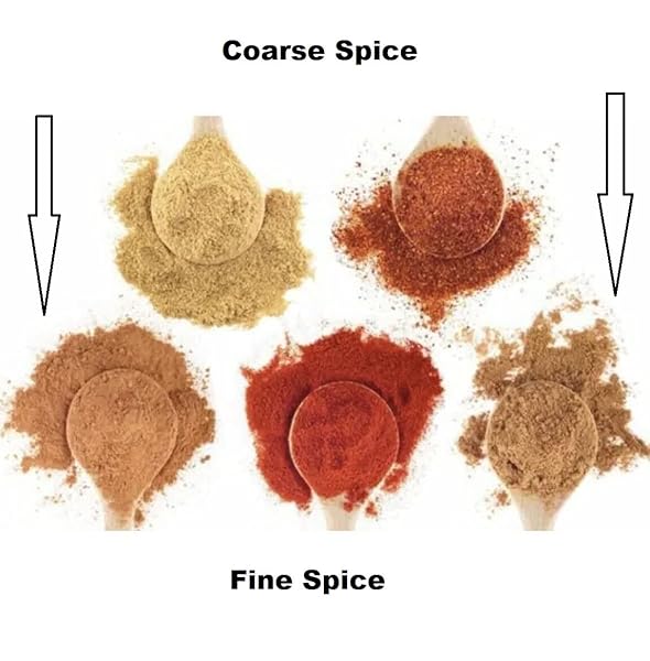 Kitchen Spice Grinder【Superfine Grinding】Pepper Grinder Set, Silver 1.75 inch