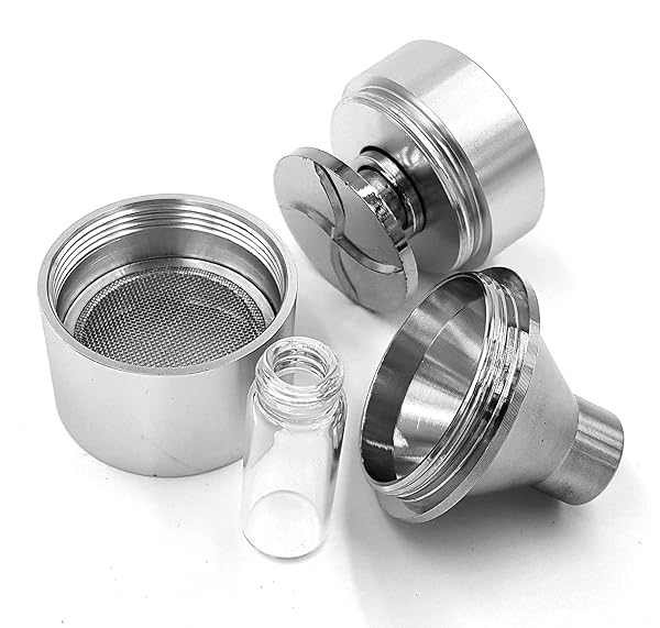 Kitchen Spice Grinder【Superfine Grinding】Pepper Grinder Set, Silver 2.2 inch