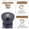 Manual Coffee Grinder with Adjustable Conical Ceramic Burrs, Hand Coffee Mill with Glass Jars 11oz, Beans Nuts Spice