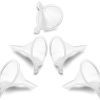 Mini Funnel 5-Pack for Lab Bottles, Sand Art, Perfume, Spice, Powder, Essential Oil, Recreational, Kitchen Food Grade Small Plastic (Clear)