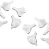 Mini Funnel Small 10-Pack for Lab Bottles, Sand Art Craft, Perfume, Spice, Powder, Essential Oil, Recreational, Kitchen Food Grade Plastic